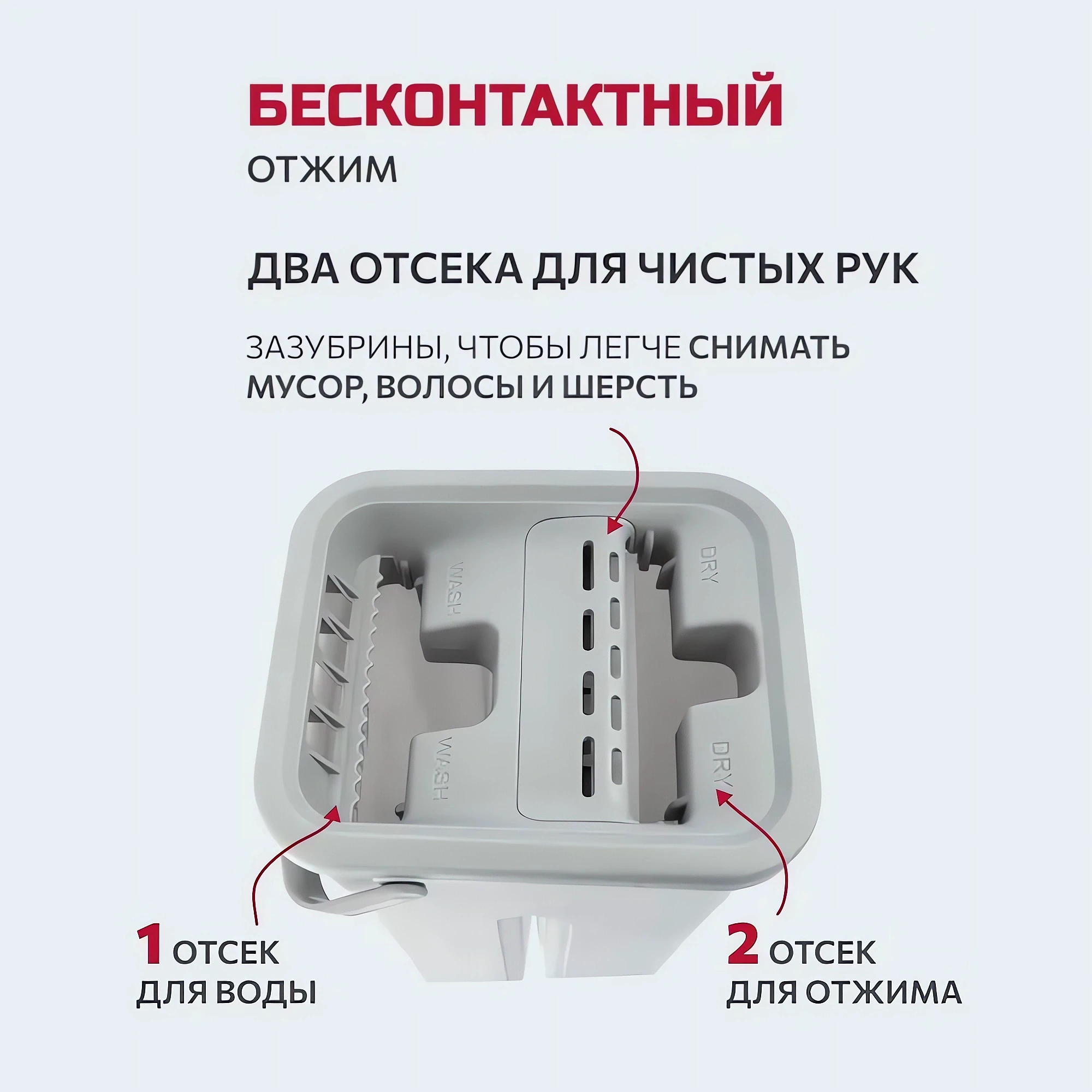 Моющая швабра с распылитем и отжимом купить