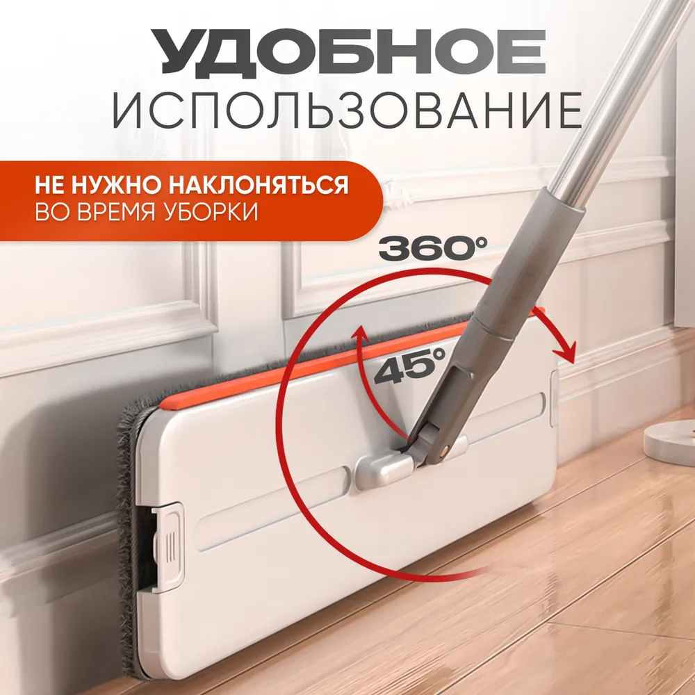 Моющая швабра с распылитем и отжимом купить